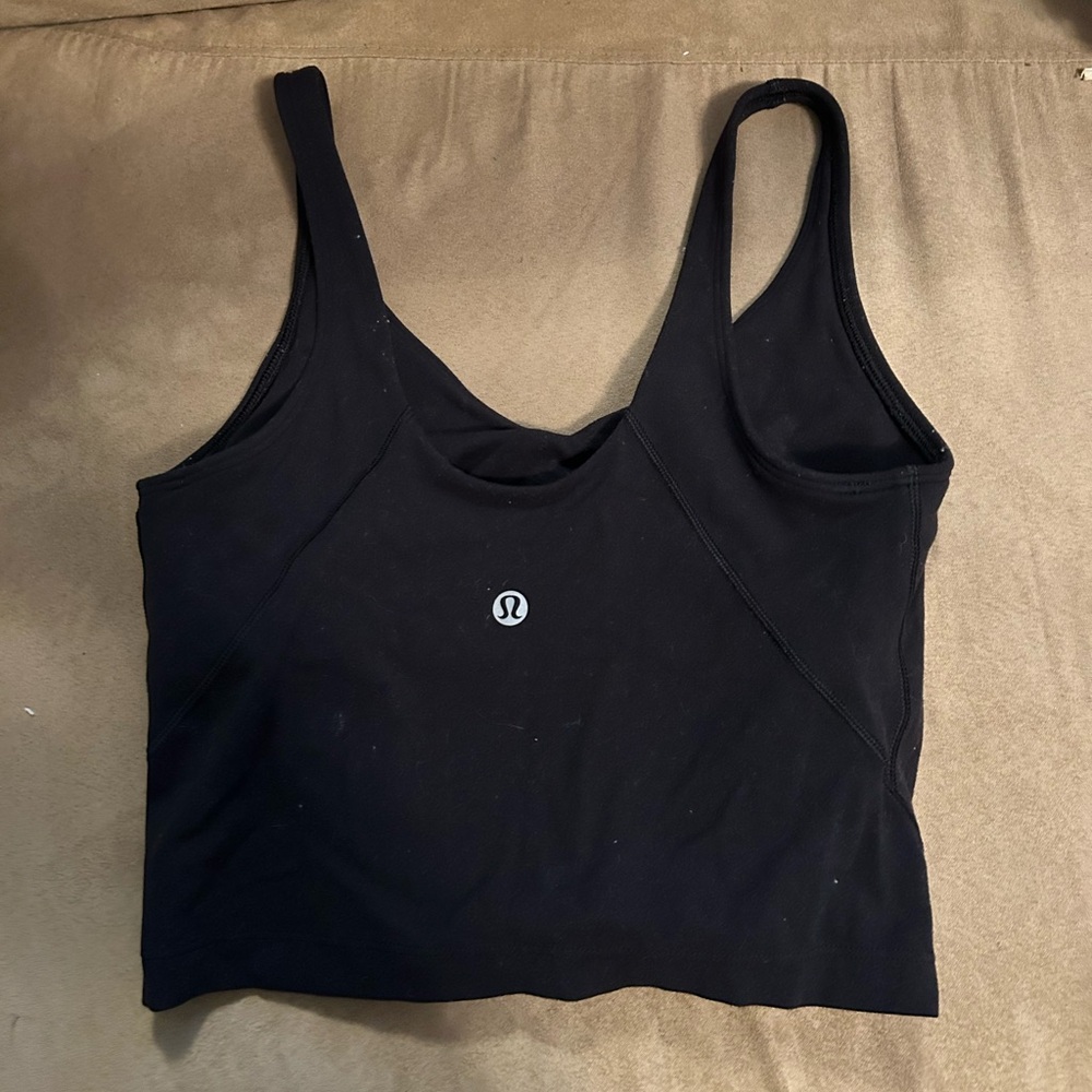 Black lululemon align tank top
